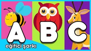 Harflerle Hayvanlar - Hayvanları Öğreten Alfabe Şarkısı