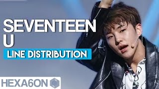 Seventeen - U Line Distribution (Color Coded) Idol Cover Project
