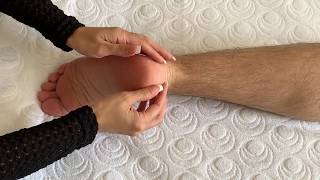 ASMR | I scratched the soles of the feet and tickled