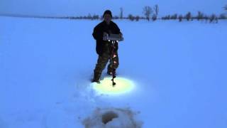 Отличный  самодельный электробур 24.12.2015