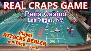Live Craps Game #24 - OUT OF CONTROL DICE! - Paris Casino, Las Vegas, NV - Inside the Casino