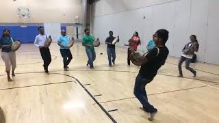 America parai students ( Tamil folk music workshop USA )