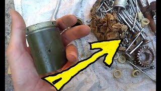 НАХОДКА НА МЕТАЛЛОЛОМЕ НОВЫХ ЗАПЧАСТЕЙ ВРЕМЁН СССР НА МОТОЦИКЛ К-750 МВ-750 М-72  МТ Днепр