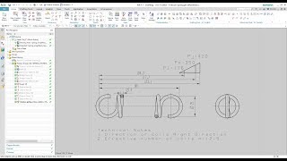 Request: Siemens PLM NX - How to Create Spring Drawing