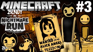 Bendy in Nightmare Run in Minecraft Part 3 - Map Showcase