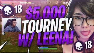 TSM Myth - $5,000 FORTNITE TOURNAMENT WITH TSM LEENA!! (Fortnite BR Full Match)