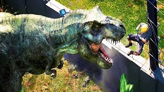 JURASSIC WORLD Evolution Game Trailer (Dino Theme Park Simulator - 2018)