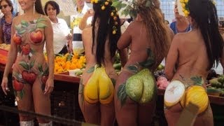 MULHERES BRASILEIRAS NUAS PINTADAS