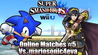 Super Smash Bros. for Wii U - Online Matches #5 - Vs. mariosonic4eva