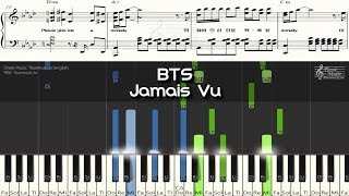 BTS - Jamais Vu 피아노악보(Piano Sheet Music) / Piano Cover 피아노 커버 / Chord(코드)