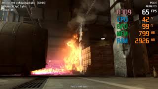 Radeon Vega 3 Graphics -- AMD Athlon 200GE -- Mafia II Benchmark