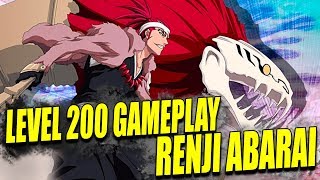 RENJI ABARAI (SPEED) LEVEL 200 GAMEPLAY Bleach Brave Souls