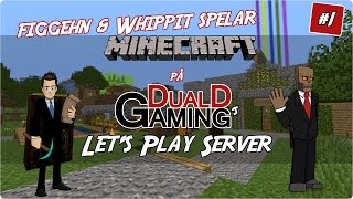 figgwhipp spelar Minecraft på Svenska | DualDGamings Let's Play Server #1