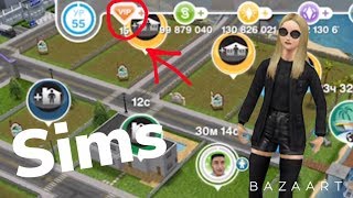 Sims FreePlay! Как получить вип?! Создаём персонажа