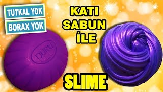 KALIP SABUN İLE SLIME - KATI SABUNLA SLIME NASIL YAPILIR - TUTKALSIZ - BORAKSSIZ - OYUNCAK HEDİYE TV