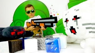 Секреты игры Майнкрафт - Кто в Minecraft сильней Гаст или Паук?