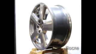 Зеркальная полировка дисков Ronal R18 от Audi