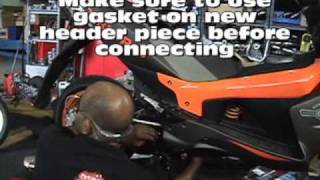 Step by Step PGO Gmax 150 - Blur 150 Type 3 MRP Exhaust install video