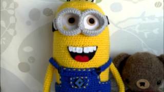 Амигуруми: схема Миньона. Игрушки вязаные крючком! Free crochet patterns. Free crochet patterns.