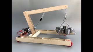 DIY self made garage crane