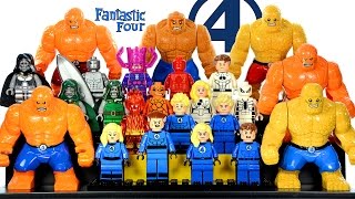 Fantastic Four Marvel Superheroes LEGO KnockOff Minifigure Collection