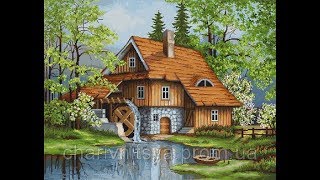 Мой новый старт и первые крестики: LukaS G492. Весенний пейзаж. Продвижения по столе