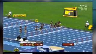 IAAF World Champion Moscow 2013 Women 100M Hurdles Semi Final 1 Tiffany Porter 12 63