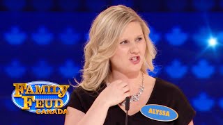 That's not a hickey, that's just a bruise | Family Feud Canada