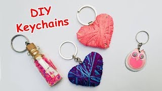 How To Make Cool key chains | DIY Easy And Cute Key rings Step By Step Tutorial