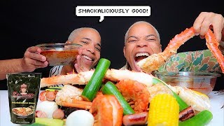 SEAFOOD BOIL + BLOVES NEW *MILD* SMACKALICIOUS SAUCE + #AskBaddieTwinz