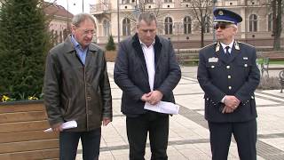 A térfigyelő kamerarendszer korszerűsítése.