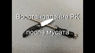 Восстановление РК после мусата