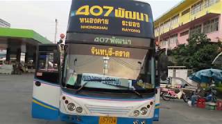 Автобус № 407 Паттайя  Лаос  Поездка за визой Цена Билет Автостанция на Сухумвит Тайланд 2019