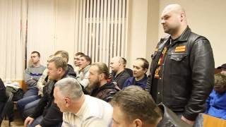 Президент Bandidos Албин на суде по делу Некрасова
