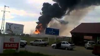 Взрыв авто заправки в Чечне