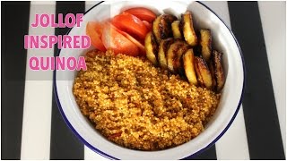 VEGAN JOLLOF INSPIRED QUINOA | WWW.LONDONAFROVEGAN.COM