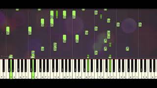 Once Upon A December - Anastasia (1997) Soundtrack - Piano Tutorial (synthesia) acoustic
