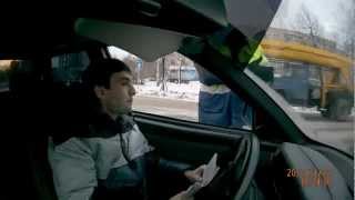 Разговор с инспектором (гряз. номер). Новоуральск.