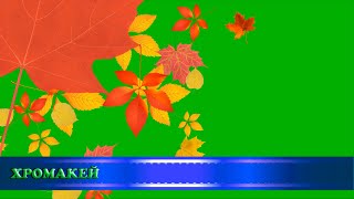 Футажи/переходы "Осенние листья", хромакей/transitions "Foliage",chromakey