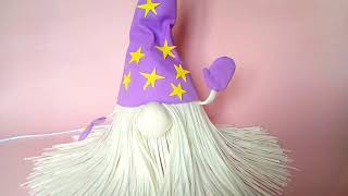 Светильник гномик из изолона.