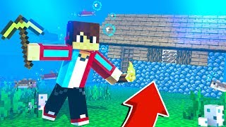 ВЫЖИЛ ОДИН ДЕНЬ ПОД ВОДОЙ В МАЙНКРАФТ 100% ТРОЛЛИНГ ЛОВУШКА MINECRAFT ВЫЖИВАНИЕ КОМПОТ