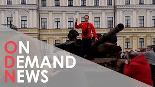 Russian Tanks on Show as Kyiv Exhibits Horrors of War