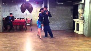 땅고 초중급 [Tango Salon] Rebotes4 : Media Luna con Rebote