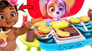 Masha and The Bear Maui Moana Wrong Legs Heads Ryder Paw Patrol Finger Family Nursery Rhymes Kids