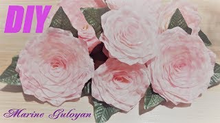 Как сделать объемные розы из готовых лепестков ✔ Marine DIY Guloyan✔