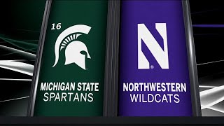Michigan State at Northwestern - Football Highlights