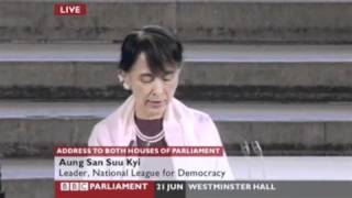 Aung San Suu Kyi's address to both Houses of Parliament - in full.