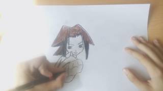 Рисунок карандашом (Shaman King) - Йо Асакура