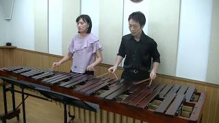 マリンバデュオ「花は咲く/菅野よう子」