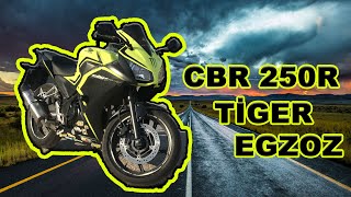 Yeni Egzoz'um Tiger Egzoz tri 780  - Redline - HONDA CBR 250 ses nasıl ?